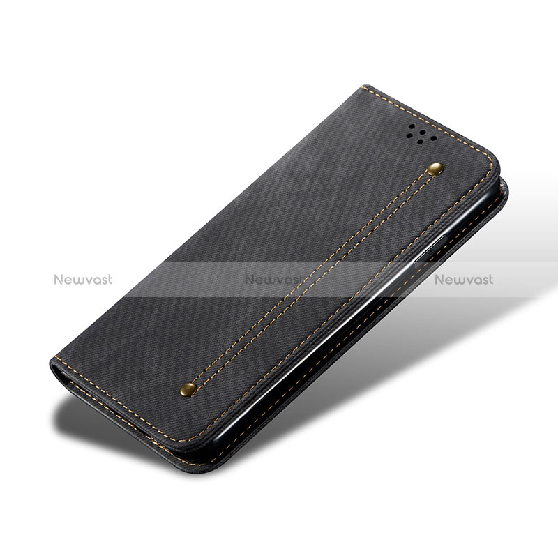 Cloth Case Stands Flip Cover for Xiaomi Redmi Note 9T 5G