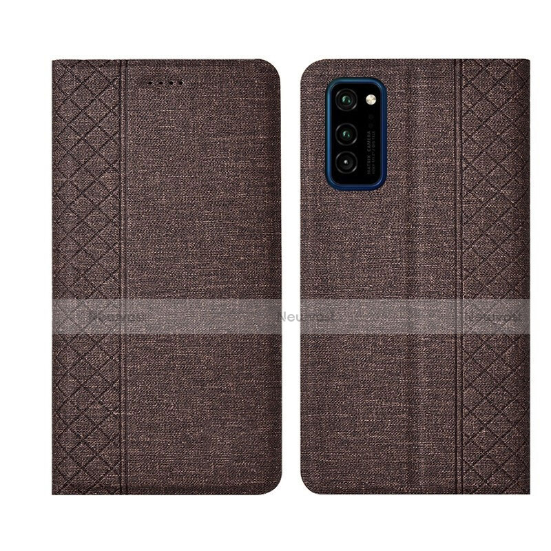 Cloth Case Stands Flip Cover H01 for Huawei Honor V30 Pro 5G