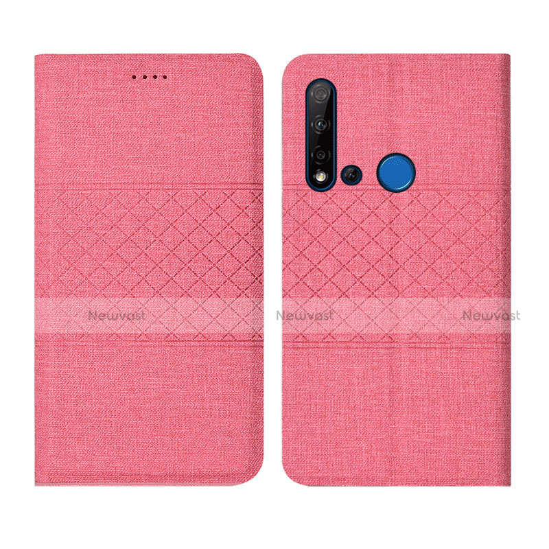 Cloth Case Stands Flip Cover H01 for Huawei Nova 5i