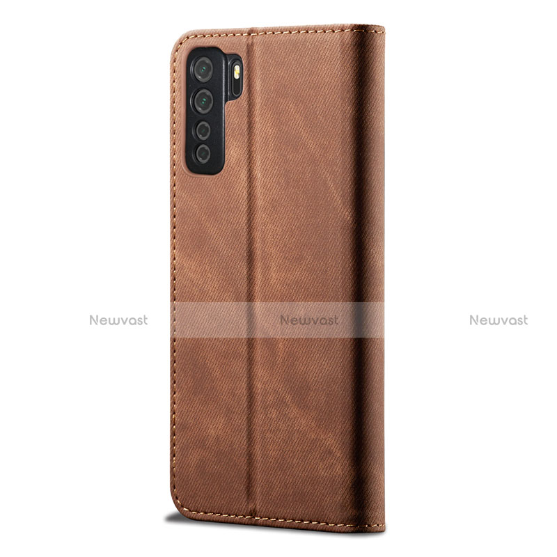 Cloth Case Stands Flip Cover H01 for Huawei Nova 7 SE 5G