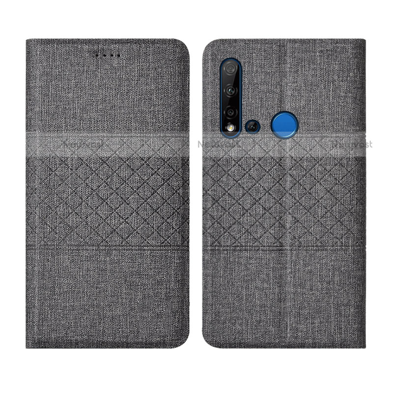 Cloth Case Stands Flip Cover H01 for Huawei P20 Lite (2019)