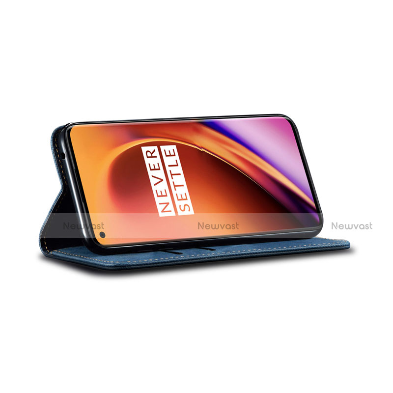 Cloth Case Stands Flip Cover H01 for OnePlus 8 Pro