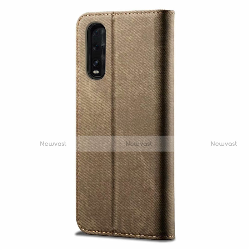 Cloth Case Stands Flip Cover H01 for Oppo Find X2