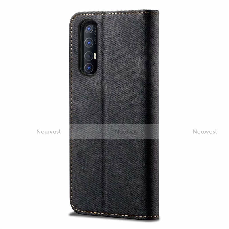 Cloth Case Stands Flip Cover H01 for Oppo Reno3 Pro