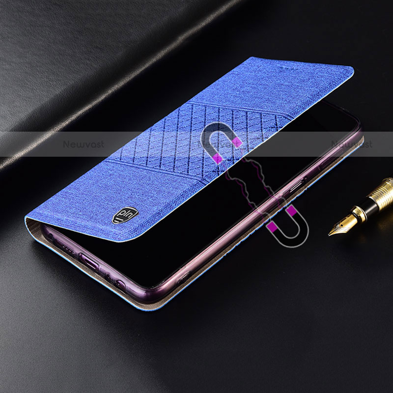 Cloth Case Stands Flip Cover H12P for Motorola Moto G Play (2023)