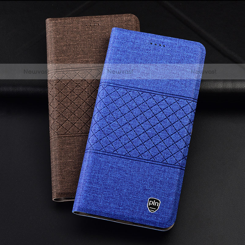 Cloth Case Stands Flip Cover H12P for Oppo A93 5G