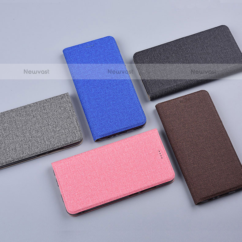 Cloth Case Stands Flip Cover H12P for Samsung Galaxy A02s