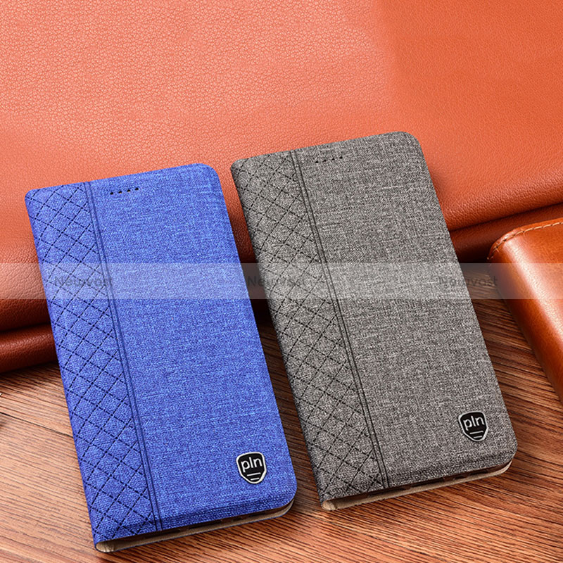Cloth Case Stands Flip Cover H12P for Samsung Galaxy A10s