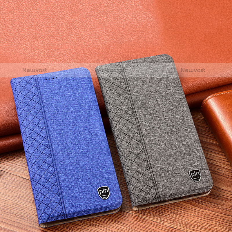Cloth Case Stands Flip Cover H12P for Samsung Galaxy A71 4G A715