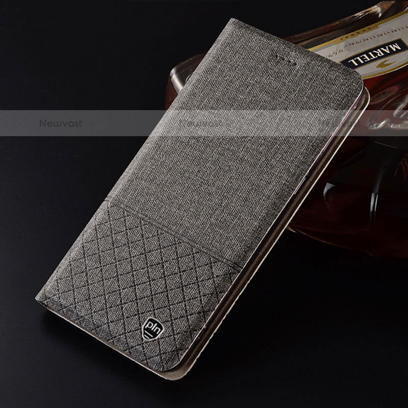 Cloth Case Stands Flip Cover H12P for Samsung Galaxy Note 10 Lite