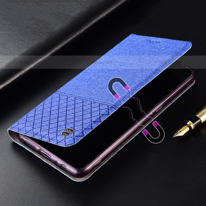 Cloth Case Stands Flip Cover H12P for Samsung Galaxy S21 Plus 5G