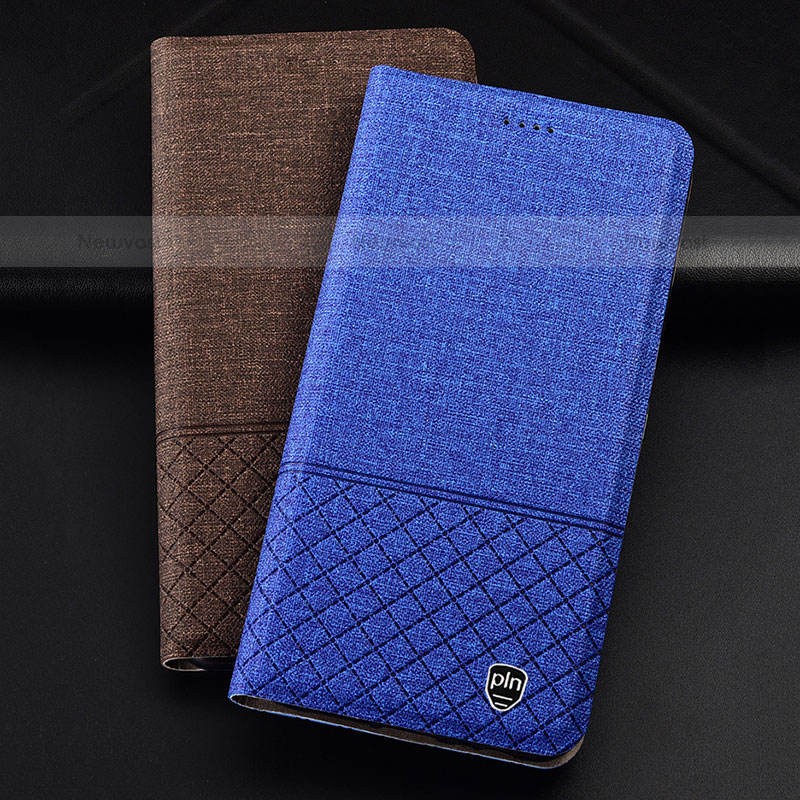 Cloth Case Stands Flip Cover H12P for Samsung Galaxy S21 Plus 5G