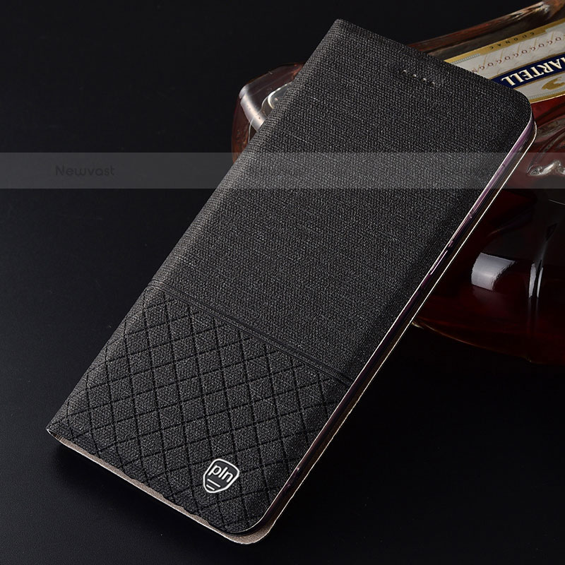 Cloth Case Stands Flip Cover H12P for Samsung Galaxy S22 5G