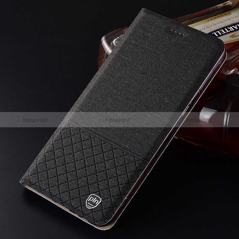 Cloth Case Stands Flip Cover H12P for Samsung Galaxy S25 5G