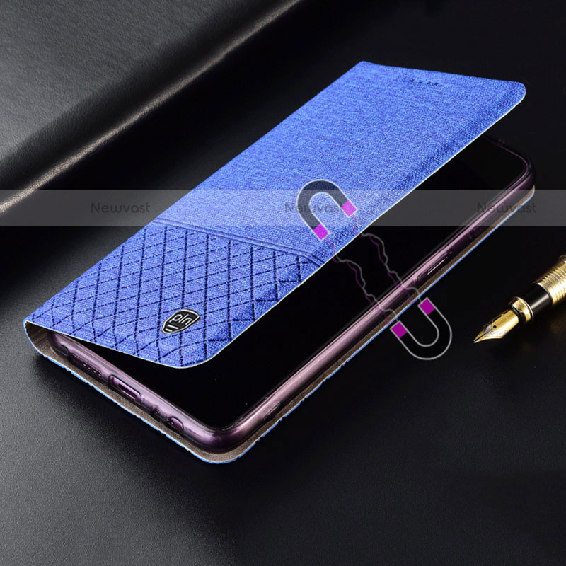 Cloth Case Stands Flip Cover H13P for Motorola Moto G10