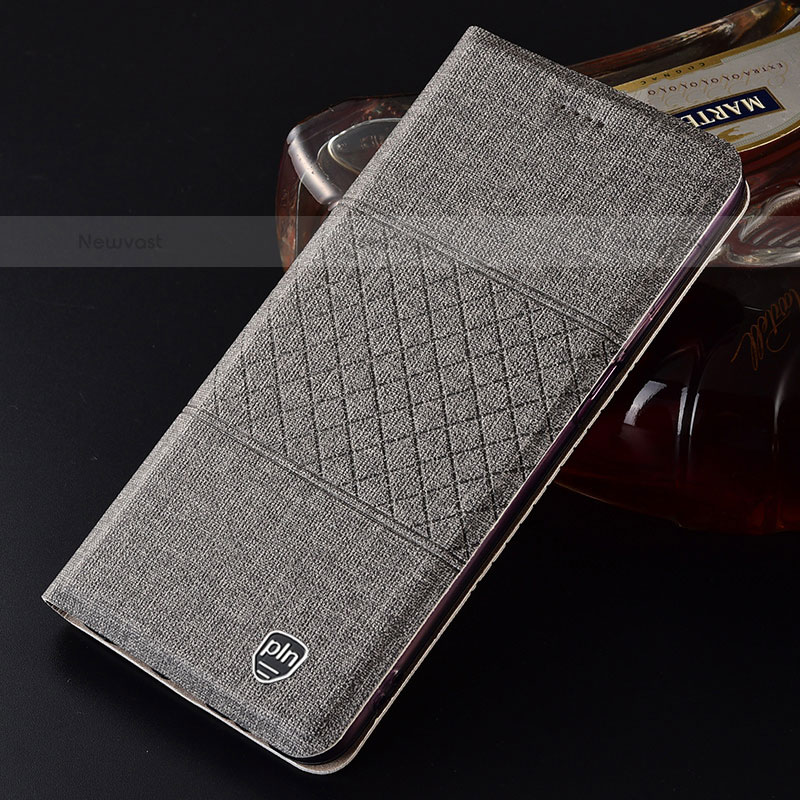 Cloth Case Stands Flip Cover H13P for Samsung Galaxy S21 Ultra 5G