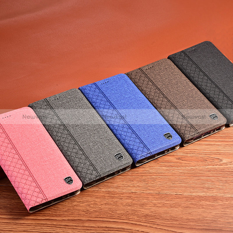 Cloth Case Stands Flip Cover H13P for Samsung Galaxy S24 Plus 5G