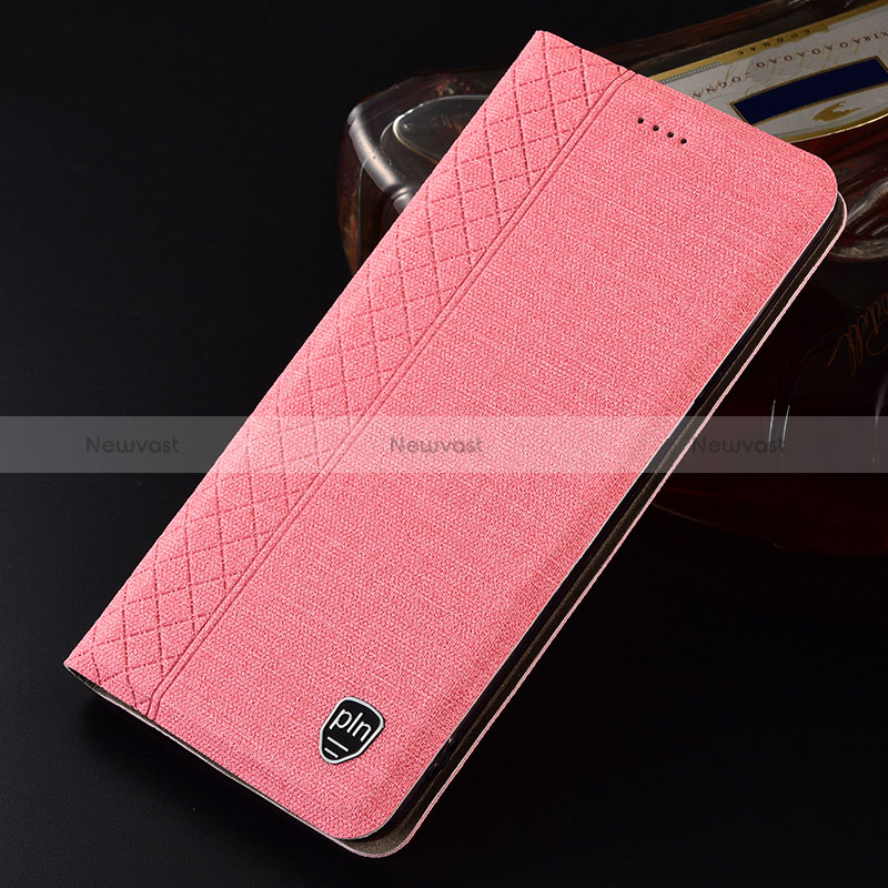 Cloth Case Stands Flip Cover H13P for Samsung Galaxy S24 Plus 5G