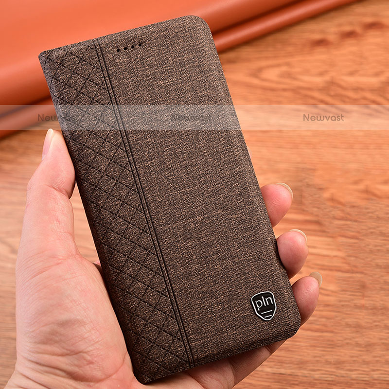 Cloth Case Stands Flip Cover H13P for Xiaomi Redmi K70E 5G