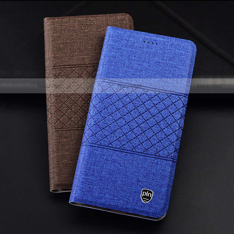 Cloth Case Stands Flip Cover H14P for Motorola Moto Edge 20 Lite 5G