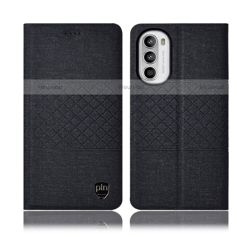 Cloth Case Stands Flip Cover H14P for Motorola Moto Edge (2022) 5G