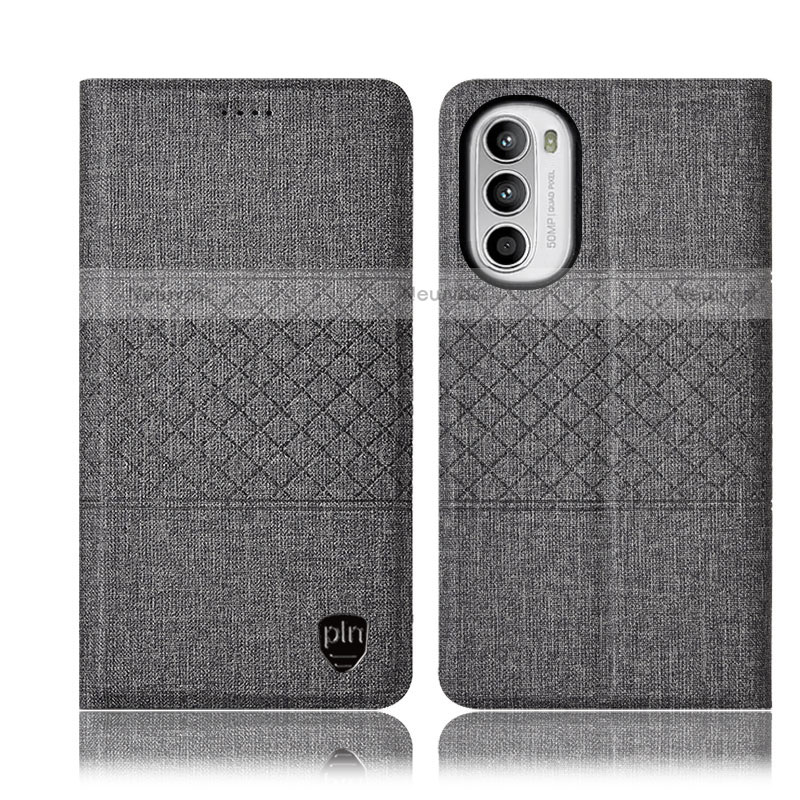 Cloth Case Stands Flip Cover H14P for Motorola Moto Edge (2022) 5G