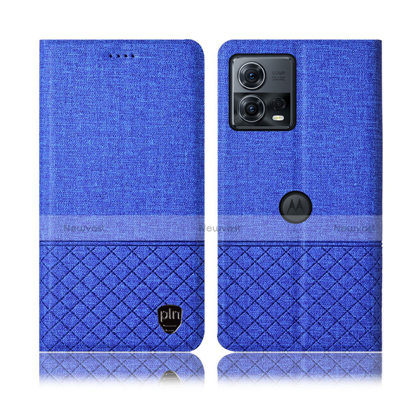 Cloth Case Stands Flip Cover H14P for Motorola Moto Edge S30 Pro 5G