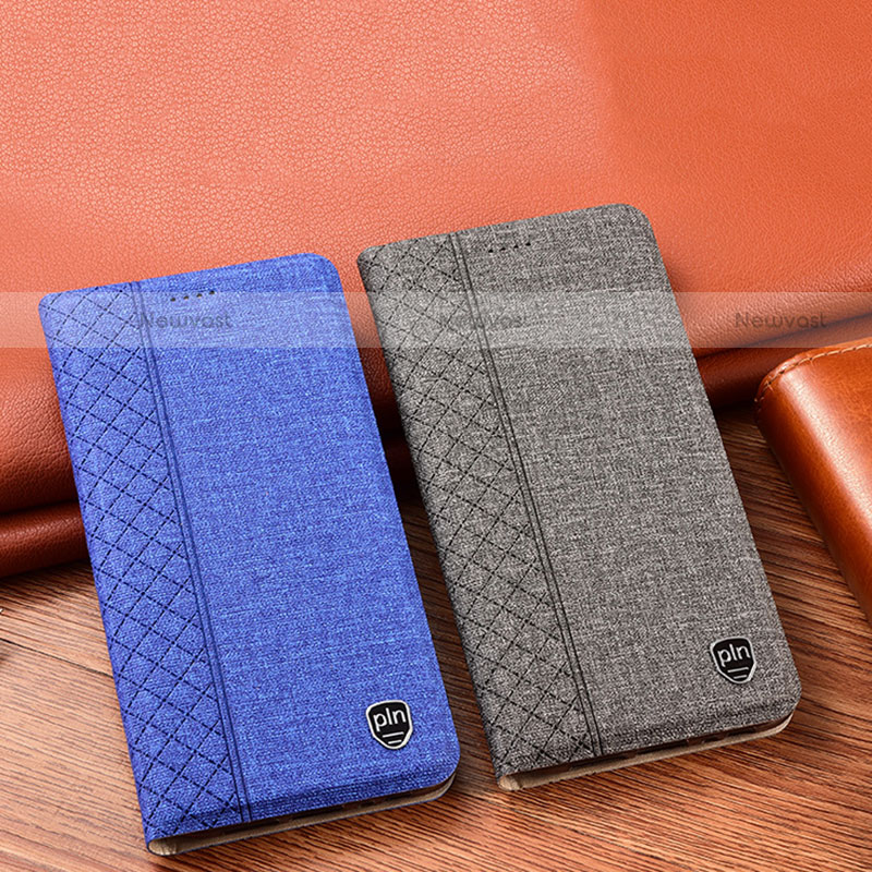 Cloth Case Stands Flip Cover H14P for Motorola Moto G100 5G