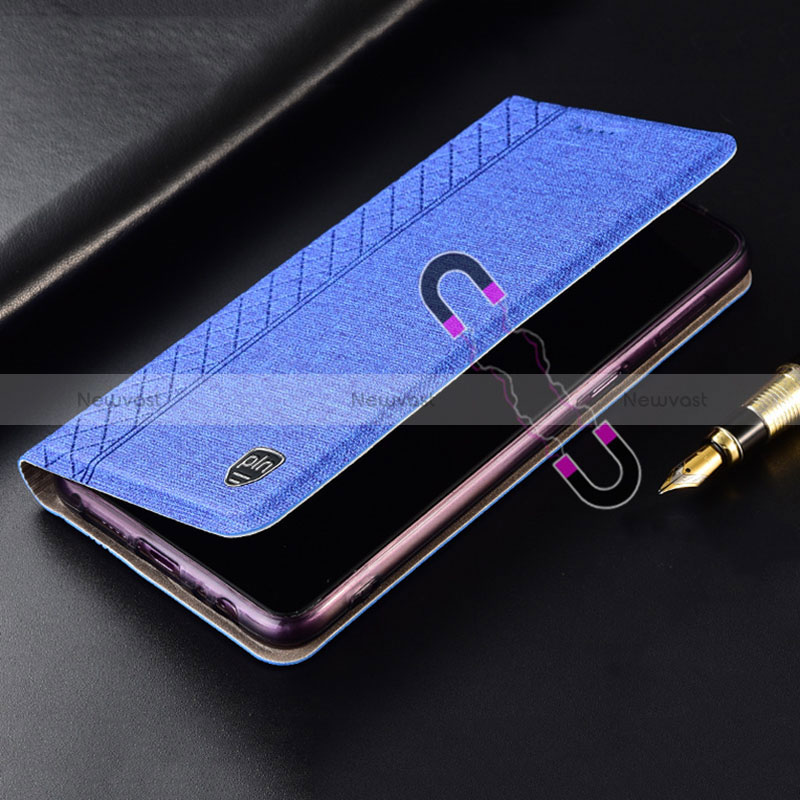 Cloth Case Stands Flip Cover H14P for Xiaomi Poco F3 5G