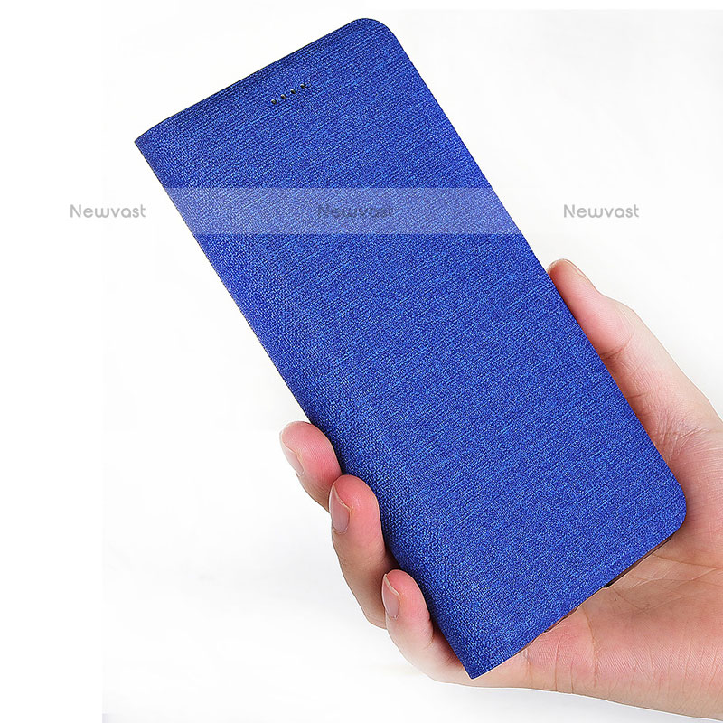 Cloth Case Stands Flip Cover H21P for Samsung Galaxy M52 5G