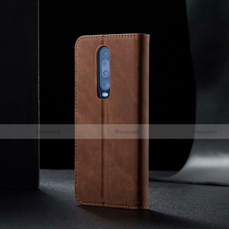 Cloth Case Stands Flip Cover L02 for Xiaomi Poco X2