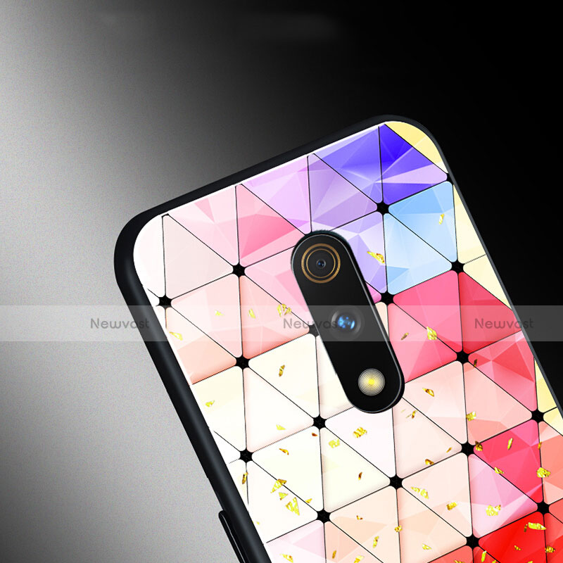 Custodia Silicone Laterale Fantasia Modello Specchio Cover per Oppo Realme X Colorato