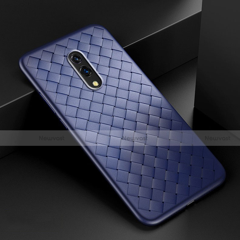 Custodia Silicone Morbida In Pelle Cover S01 per Oppo Realme X