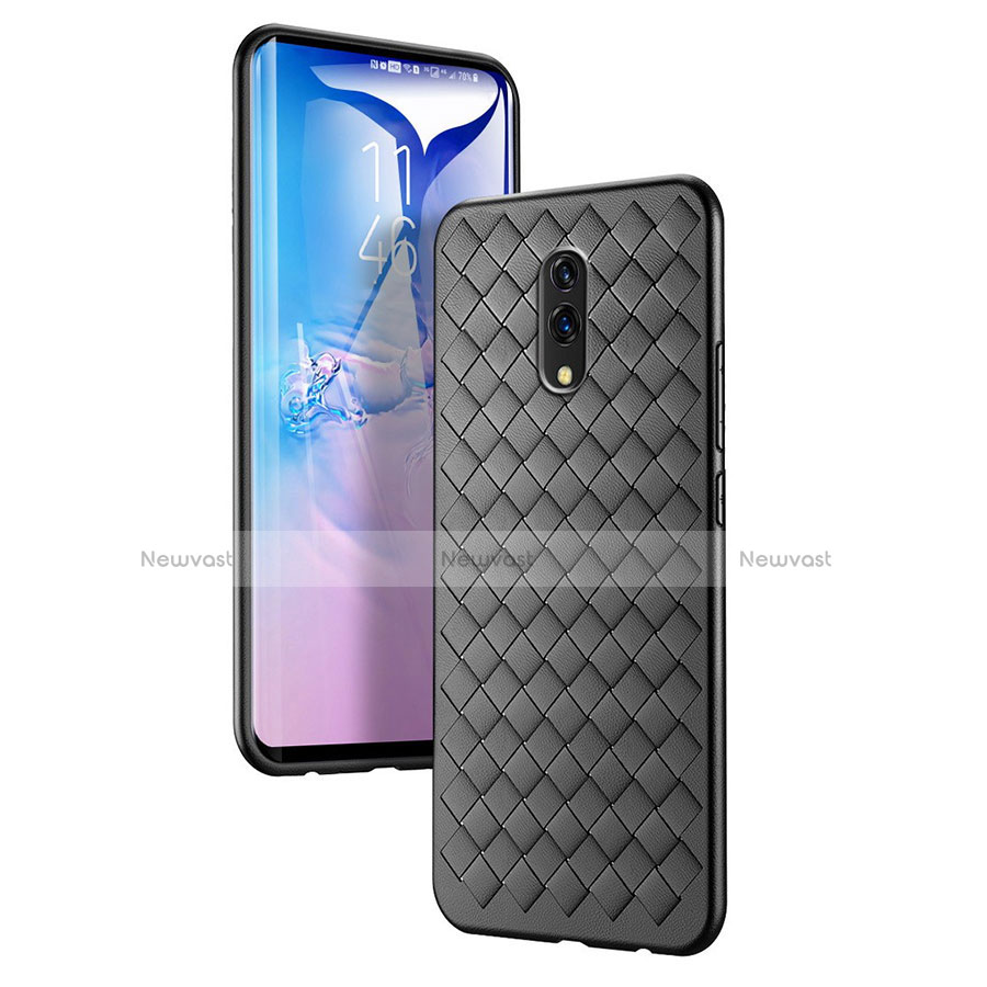 Custodia Silicone Morbida In Pelle Cover S01 per Oppo Realme X