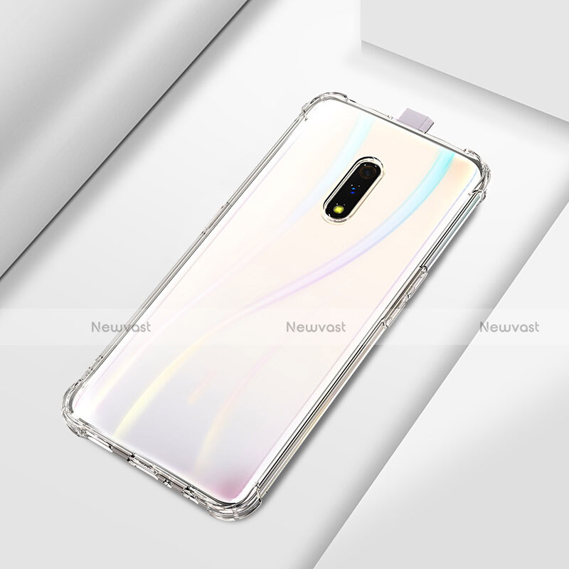 Custodia Silicone Trasparente Ultra Sottile Morbida T02 per Oppo Realme X Chiaro