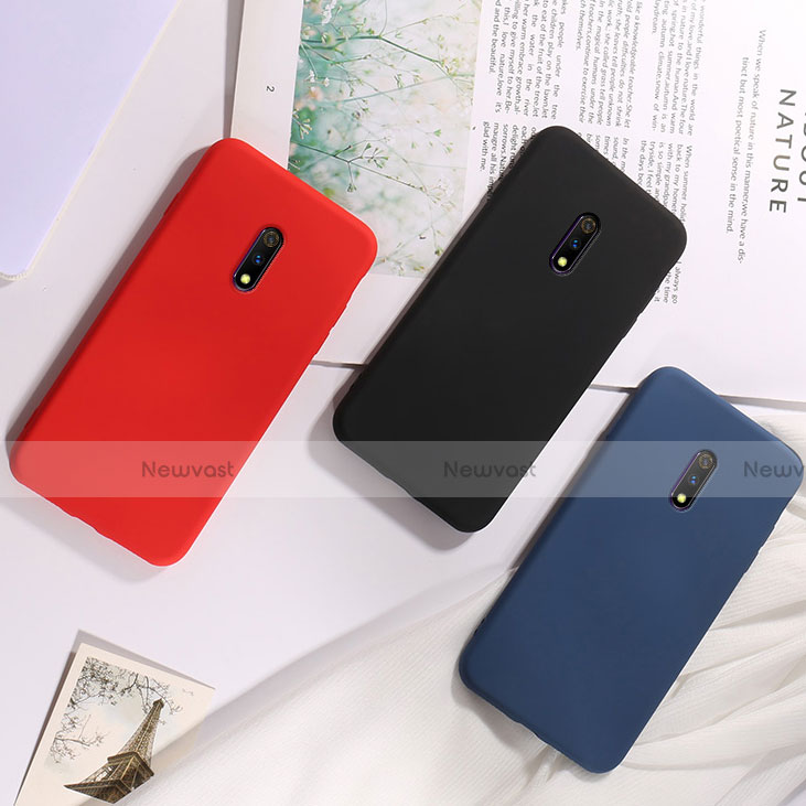 Custodia Silicone Ultra Sottile Morbida 360 Gradi Cover per Oppo Realme X