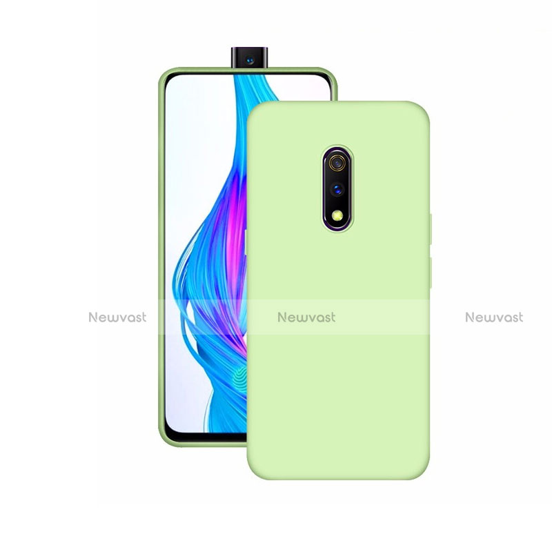 Custodia Silicone Ultra Sottile Morbida Cover S02 per Oppo Realme X Verde