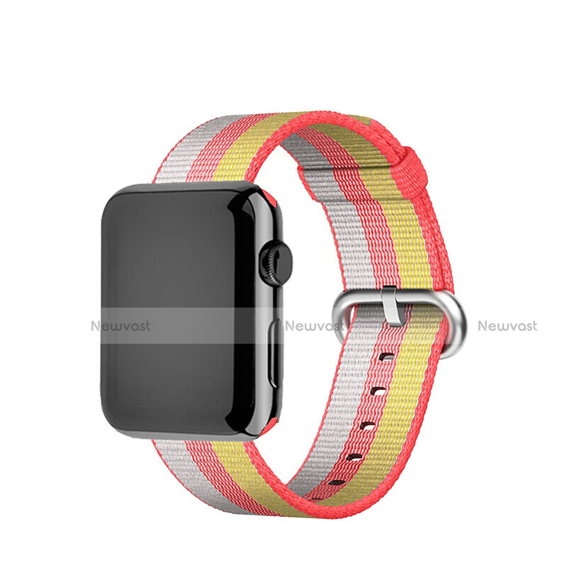 Fabric Bracelet Band Strap for Apple iWatch 2 42mm Red