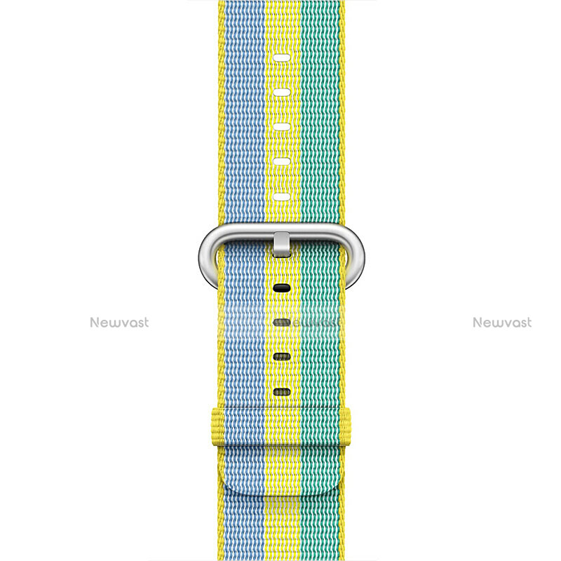 Fabric Bracelet Band Strap for Apple iWatch 2 42mm Yellow