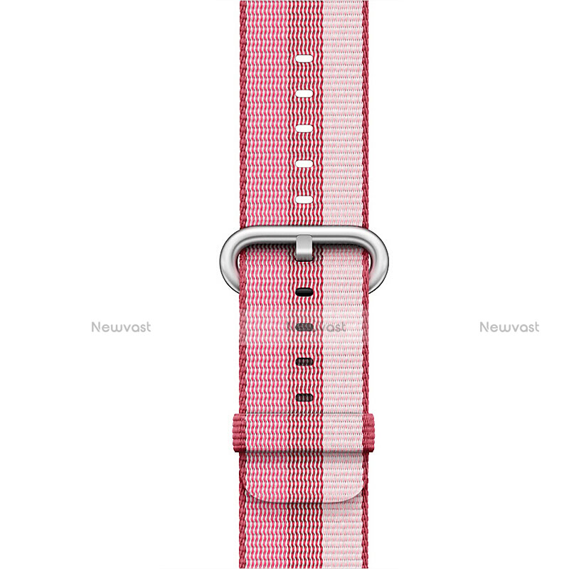 Fabric Bracelet Band Strap for Apple iWatch 38mm Pink