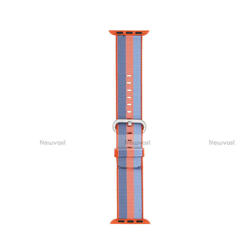 Fabric Bracelet Band Strap for Apple iWatch 4 40mm Orange