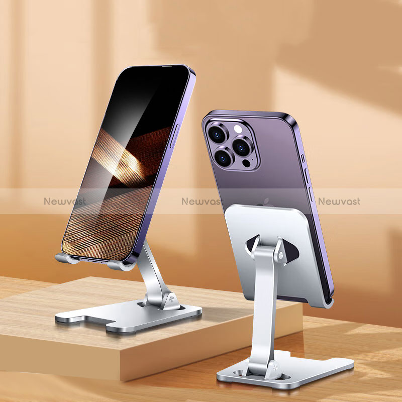 Flexible Tablet Stand Mount Holder Universal D01 for Apple iPad 10.2 (2019) Silver