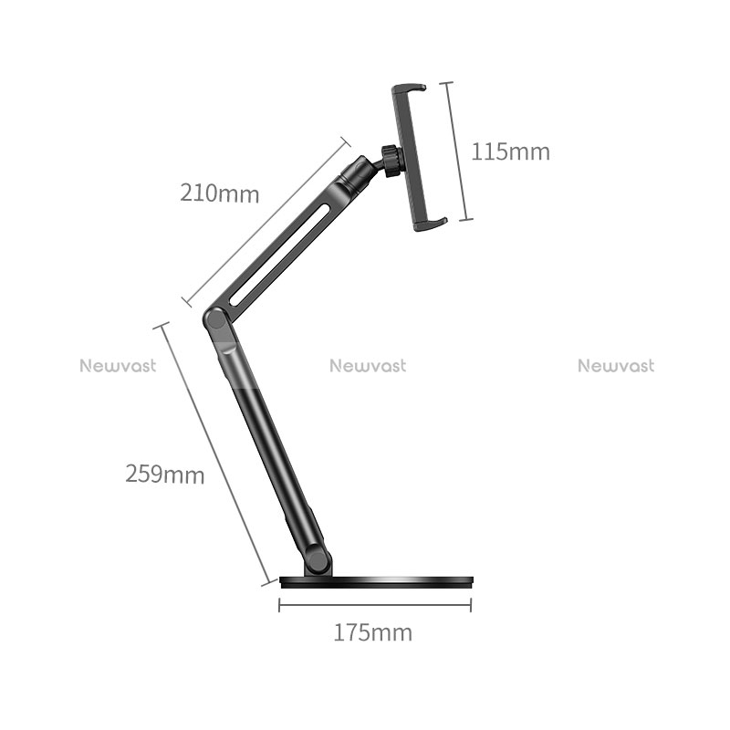 Flexible Tablet Stand Mount Holder Universal D03 for Apple iPad 10.2 (2021) Black