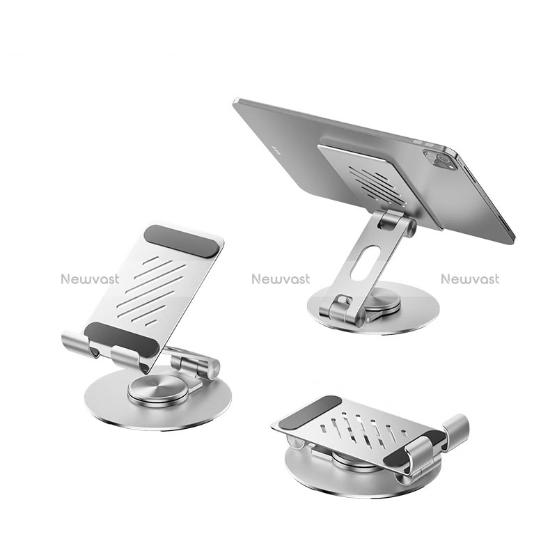 Flexible Tablet Stand Mount Holder Universal D09 for Apple iPad 10.2 (2019) Silver