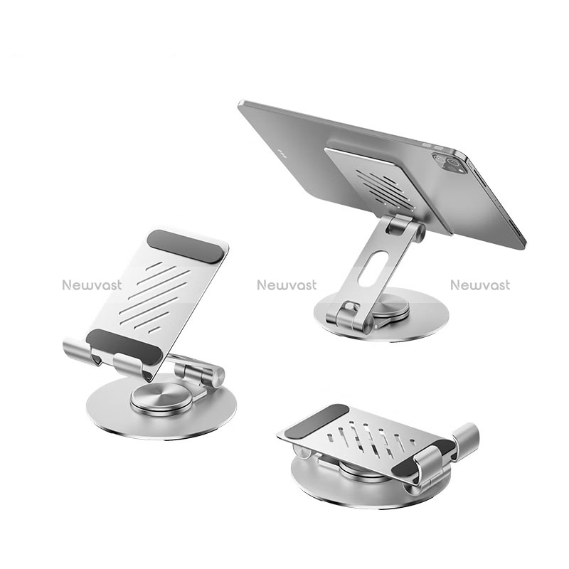 Flexible Tablet Stand Mount Holder Universal D09 for Apple iPad 10.2 (2021) Silver