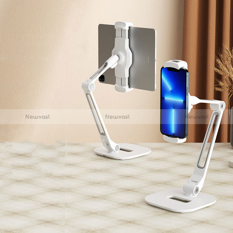 Flexible Tablet Stand Mount Holder Universal F04 for Apple iPad 10.9 2022 White