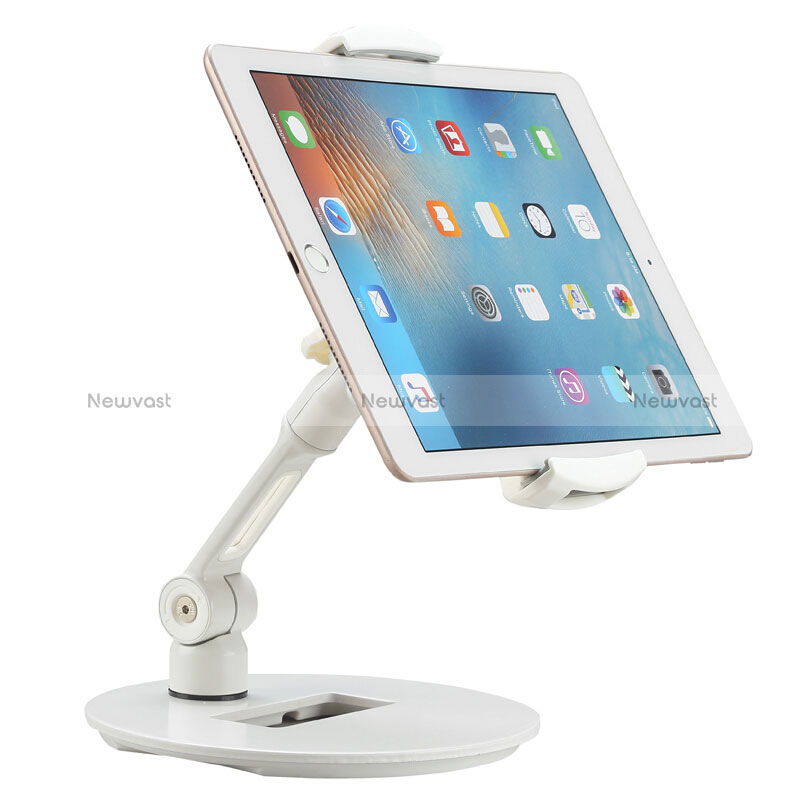 Flexible Tablet Stand Mount Holder Universal H06 for Apple iPad Pro 12.9 2022 White