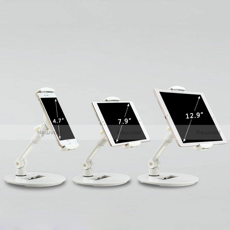 Flexible Tablet Stand Mount Holder Universal H06 for Huawei MediaPad T3 7.0 BG2-W09 BG2-WXX White