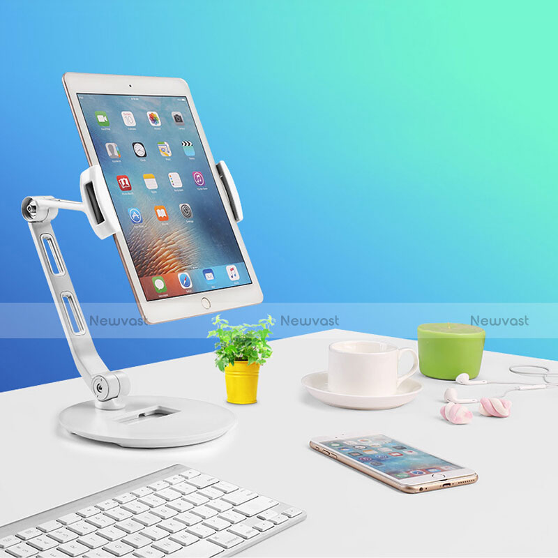 Flexible Tablet Stand Mount Holder Universal H08 for Apple iPad Mini 3 White