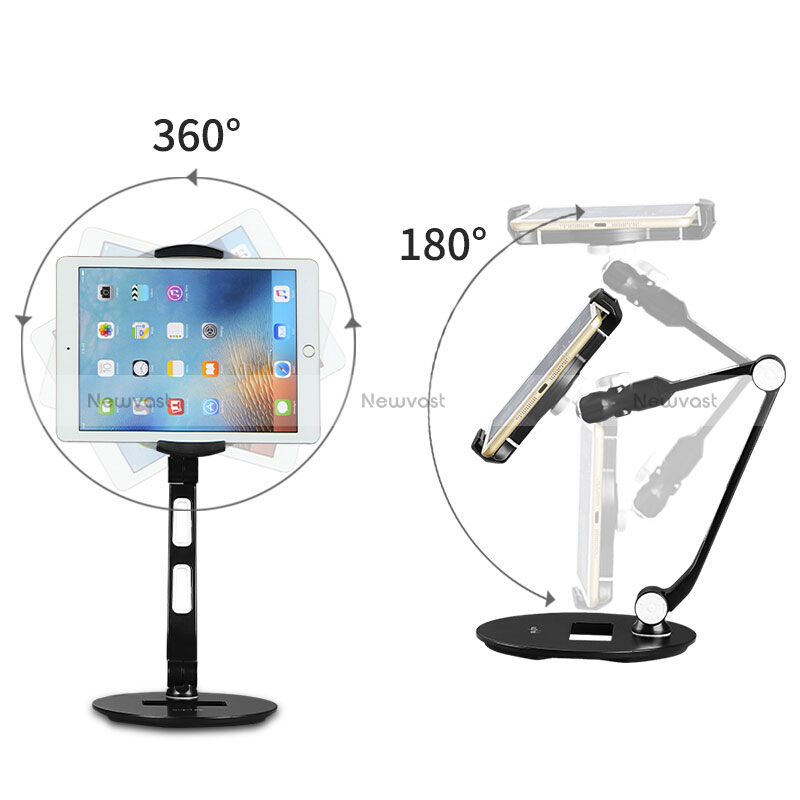 Flexible Tablet Stand Mount Holder Universal H08 for Apple iPad Pro 12.9 (2021) Black
